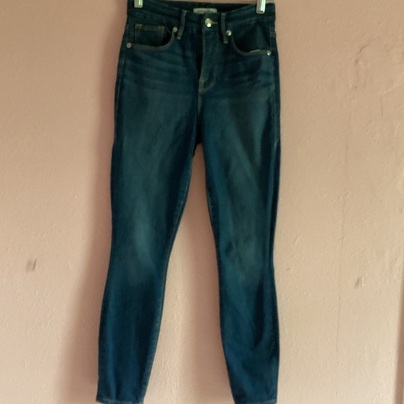 GOOD AMERICAN GOOD WAIST SKINNY CROP JEANS - Picture 15 of 15